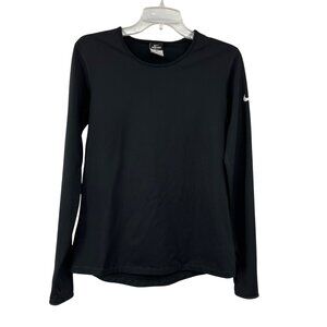 Nike Pro Hyperwarm Dri-Fit Athletic Shirt Womens L Used 620429-010